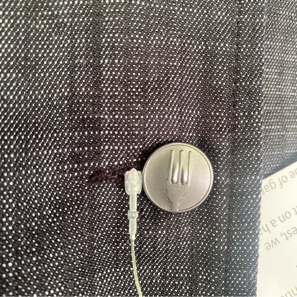 NWT Chef Works URBAN Collection Button Front Gray Black Cotton Blend Vest SizeM - Picture 3 of 9